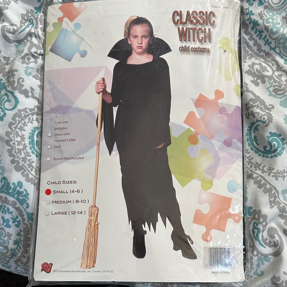 Classic Witch Child Costume - Black